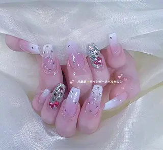 ネイル ラベンダー💖日暮里 ルル💖ネイルのネイルデザイン