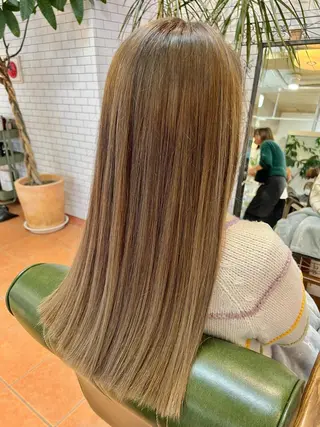 ロング カラー 石井 佑樹のヘアスタイル