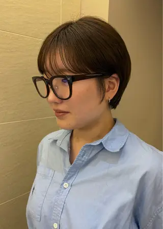 ショート 《無料カットモデル / perm》ナミのヘアスタイル