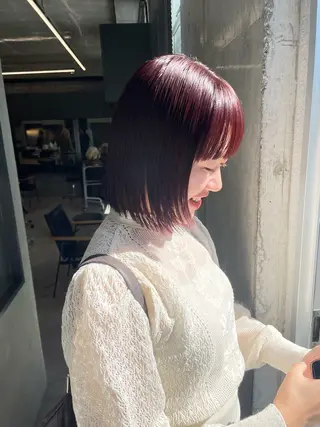 ショート カラー 佐伯 和佳のヘアスタイル