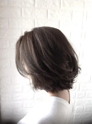 ミディアム カラー エイジングケア特化 美容師✂️山崎竜二のヘアスタイル