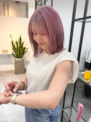 ミディアム LA.MIU★ 八王子店Mayuのヘアスタイル