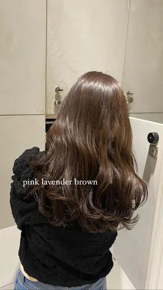 セミロング カラー 艶感/ナチュラル 🌿マアヤのヘアスタイル