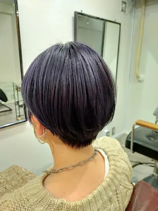 ショート カラー SUN GLOW  サングロウ所属・水素トリートメント／ 髪質改善/ナカノメのヘアスタイル