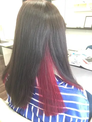 カラー 田光 美華のヘアスタイル