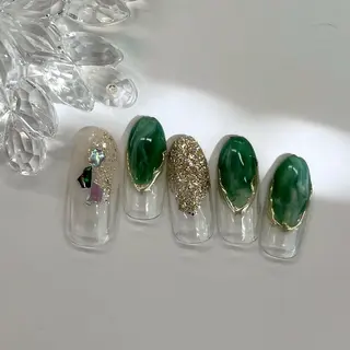 ネイル ⭐︎休業中の練習⭐︎ JNA認定講師髙橋のネイルデザイン