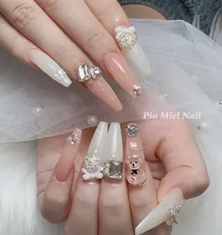 ネイル HANA 長さだしのネイルデザイン