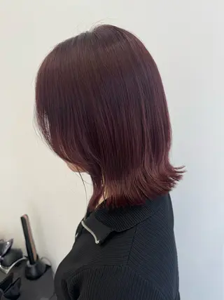 ミディアム カラー 原宿 ツヤカラー🫧 ちり🍎のヘアスタイル