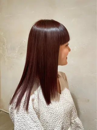 ロング カラー 笹原 叶のヘアスタイル