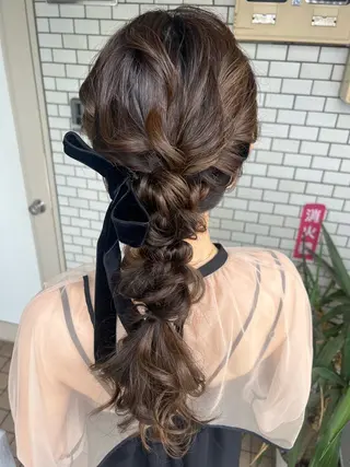 ヘアアレンジ 大人可愛いヘアメイク 💋🧚‍♀️しずかのヘアスタイル