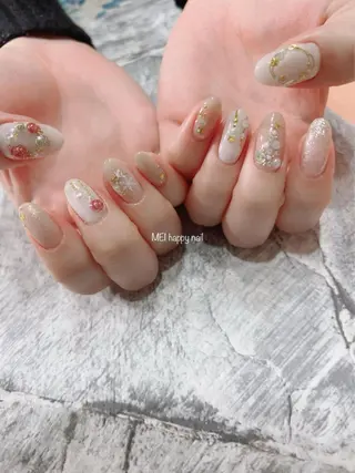 ネイル 北浦和 自爪育成ケアのネイルデザイン