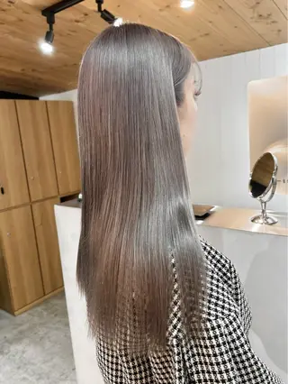 ロング カラー 韓国/ハイトーン/ ボブ🎀MIKU🎀のヘアスタイル