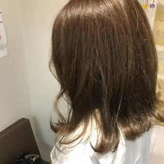 ミディアム 👑満足度1000% 重村　春奈👑のヘアスタイル