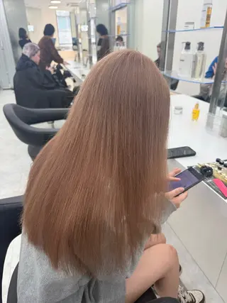 ロング カラー 海外girl/ハイト ーン/riko🫧のヘアスタイル