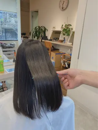 ロング 坂本 雅哉のヘアスタイル