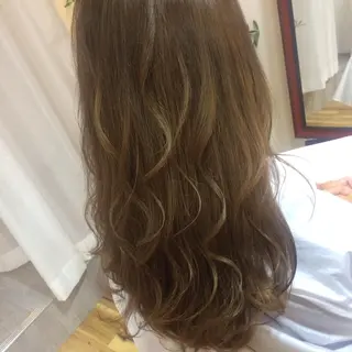 ロング カラー ヘアアレンジ MIZUHO / ダブルカラー髪質改善のヘアスタイル