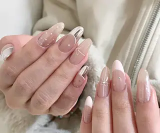 ネイル By moonネイル 🌷ワンホン/韓国風のネイルデザイン