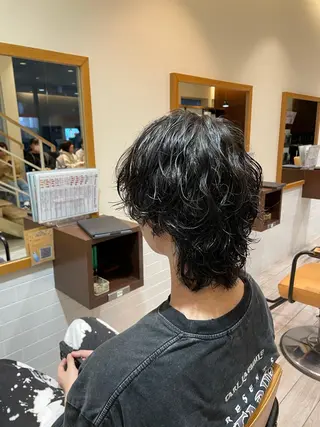 ショート パーマ メンズ パーマ/フェード🔥 佐々木波人のヘアスタイル