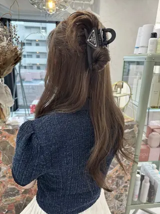 セミロング カラー ダブルカラー🩰 CHIHIRO👒のヘアスタイル