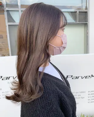 セミロング カラー GOODDAY ヘアサロンのヘアスタイル