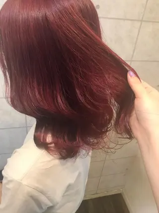 ミディアム カラー knock【ノック】所属・烏丸韓国ヘア🇰🇷 ayaka🎀のヘアスタイル