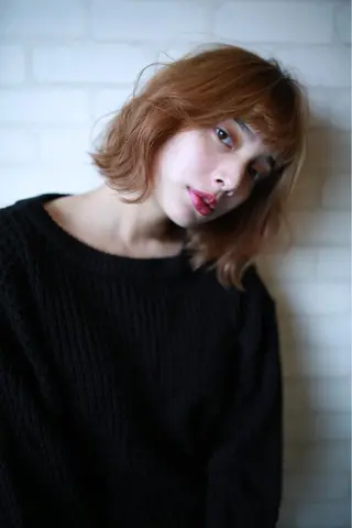 ミディアム カラー パーマ ヘアアレンジ メンズ キッズ ネイル マツエク・マツパ premier modelsのヘアスタイル