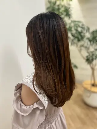 ロング 濱地 美乃理のヘアスタイル