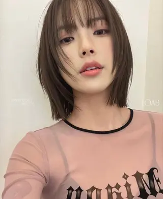 ミディアム ☁️透明感カラー☁️ エリカワ ノア☁️のヘアスタイル