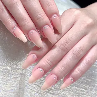 ネイル 長いだし/スカルプ/ パラシェルN.oneのネイルデザイン