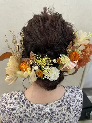 ミディアム ヘアアレンジ 🦋高瀬寛菜🦋 韓国/ブリーチのヘアスタイル