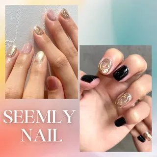 ネイル Seemly 千田町店所属・フラワーパラジェル 🌸シームリーエミのネイルデザイン