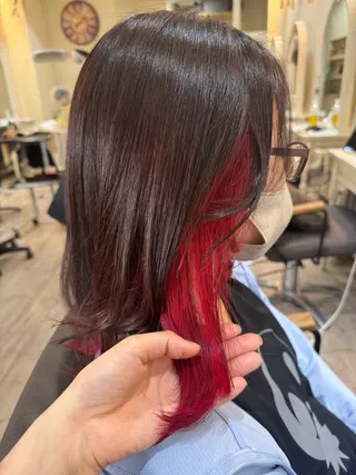 ミディアム カラー jurerbelle RIHOのヘアスタイル