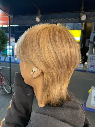 ショート カラー hair MILE.所属・ゆうだい モデル募集中のヘアスタイル