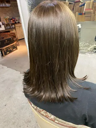 ミディアム カラー お任せヘア☘️☘️ 及川渚のヘアスタイル