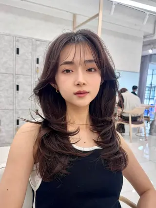 ロング ショート/ボブ/ 白髪ぼかし/しんやのヘアスタイル