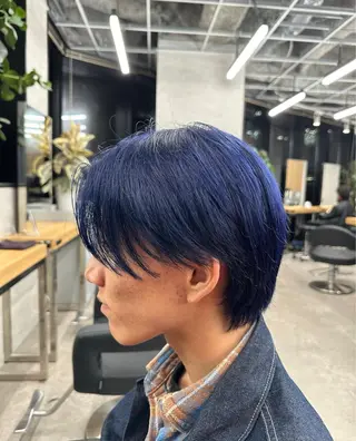 ショート カラー パーマ メンズ 🔥メンズ 特化🔥菊水皐暉🔥のヘアスタイル