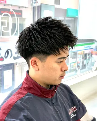 ショート メンズ 👑メンズ/パーマ/ 小島桐弥👑のヘアスタイル