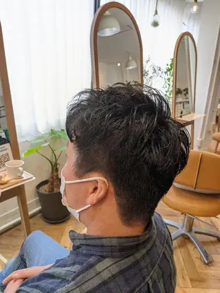 パーマ メンズ 中野 雅子のヘアスタイル