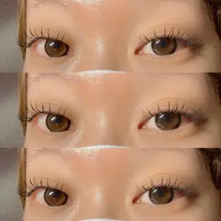 ミディアム ヘアアレンジ マツエク・マツパ アイブロウ 𓊆ᶠᵉᵉʸ𓊇 ᶜᴴᴵᴴᴬᴿᵁのマツエク・マツパデザイン