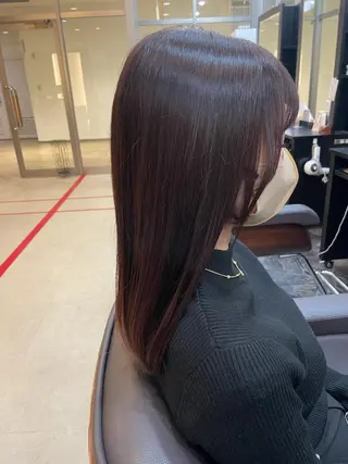 カラー 岸田 怜奈のヘアスタイル