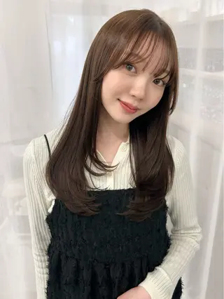 ロング Happiness 梅田茶屋町店所属・曽根 玲奈のヘアスタイル
