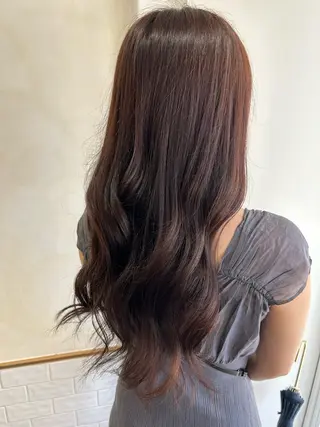ロング カラー kanon♡ 暖色カラー‎🤍のヘアスタイル