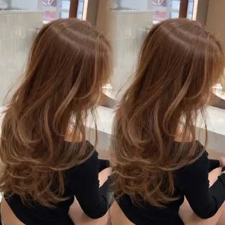 ロング 大西 天使のヘアスタイル