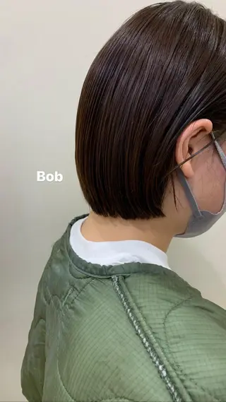 ショート 顔周りレイヤー 🎀マリノのヘアスタイル