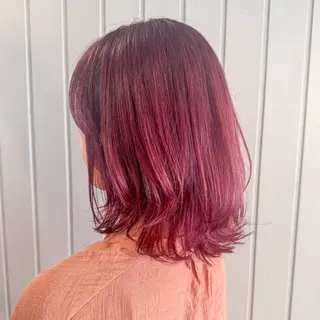 ミディアム カラー anon所属・小野 栞のヘアスタイル