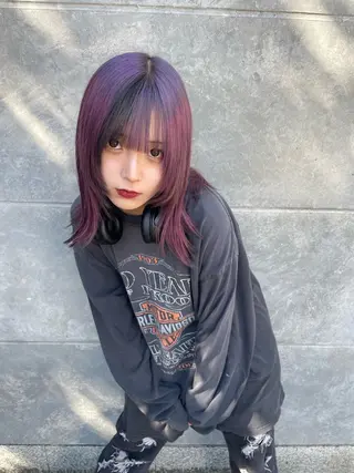 ミディアム カラー ミユル/ 盛れるエクステ🎀✨のヘアスタイル