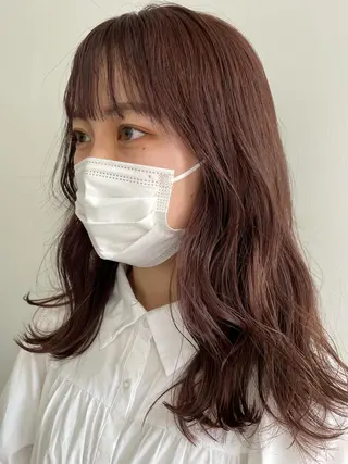 セミロング カラー 【淡色color/ nail】maikoのネイルデザイン