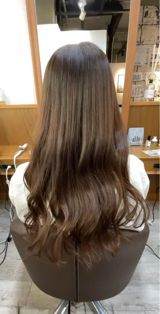 ロング カラー Charmant【シェルマン】所属・髪質改善ストレート 高槻/艶髪/ʀᴇɪのヘアスタイル
