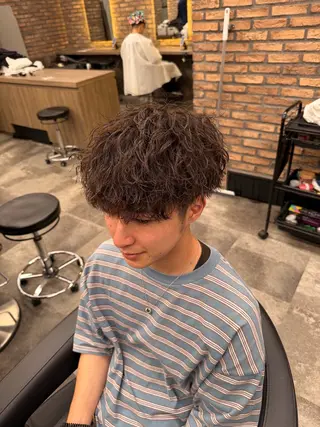 ミディアム メンズ特化 水口湧太のヘアスタイル