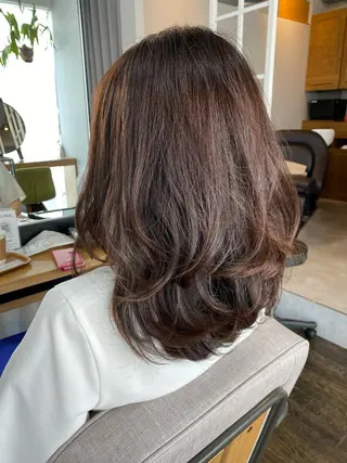 セミロング カラー 統括マネージャー/ 髪のドクター/前原悟のヘアスタイル